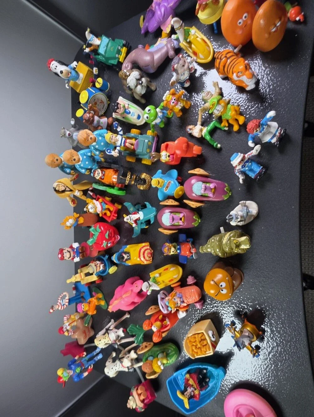 Vintage Fast Food Promotional And Cartoon Character Toys 56 Pieces